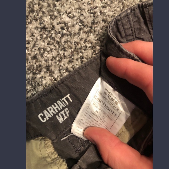 Carhartt wip grey cargos - Picture 3 of 3